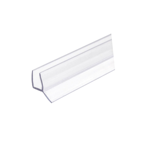 SGS PVC-14-38 SL 135 Shower Door Soft Fin Edge Seal for 3/8" Thick Glass 95" Length