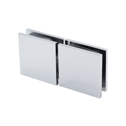 Square 180 degree Glass-To-Glass Operable Transom Clamp Chrome