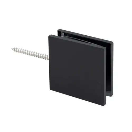 Square Wall Mount Operable Transom Clamp Matte Black