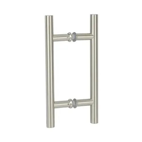 Back to Back Ladder Handle-Brushed Nickel-6"