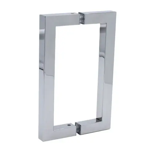 Square Back to Back Pull Handle-Chrome-12"