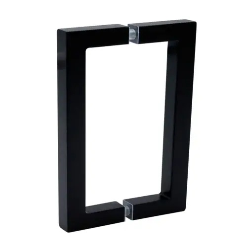 Square Back to Back Pull Handle-Oil Rubbed Bronze - Matte Black-12"