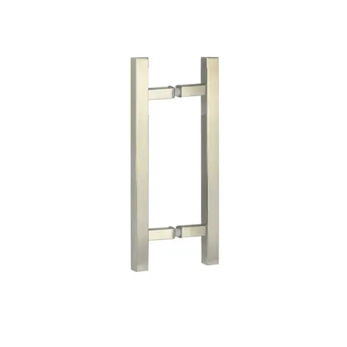 Square Back to Back Ladder Handle-Polished Nickel-6"