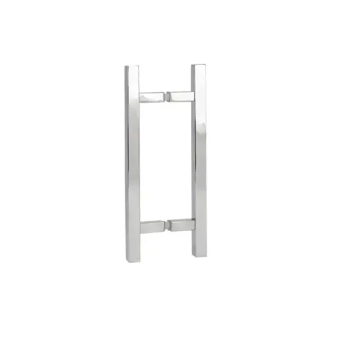 Square Back to Back Ladder Handle-Chrome-6"