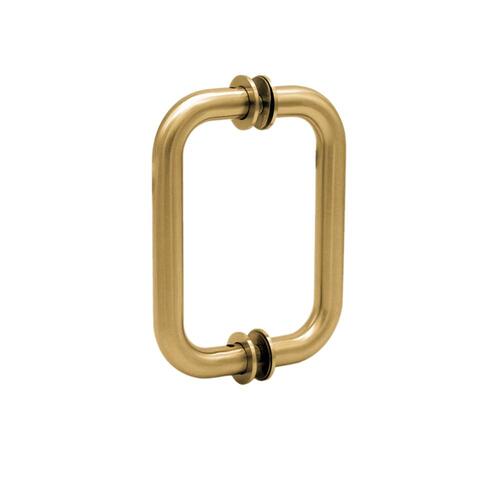SGS SDH-206-BRG Traditional Back to Back Tubular Pull Handle-Brushed Gold-6"