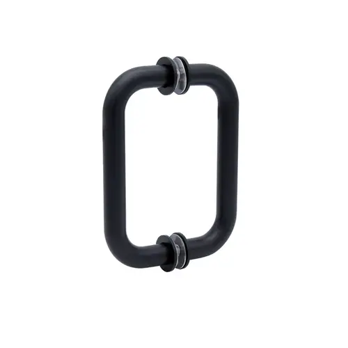 Traditional Back to Back Tubular Pull Handle-Oil Rubbed Bronze - Matte Black-8"