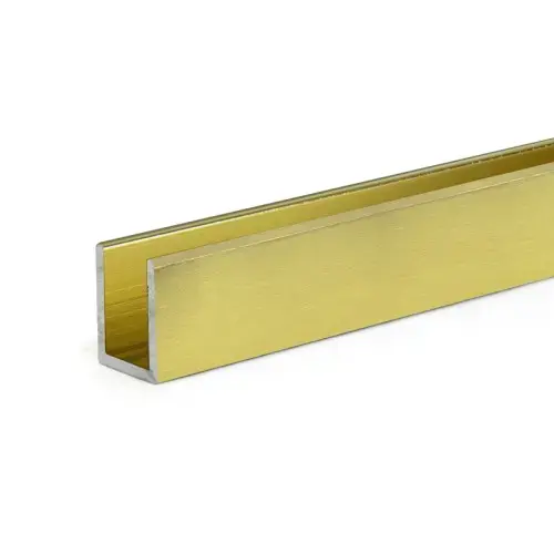 Brushed Bronze STANDARD U-CHANNEL 72" Length