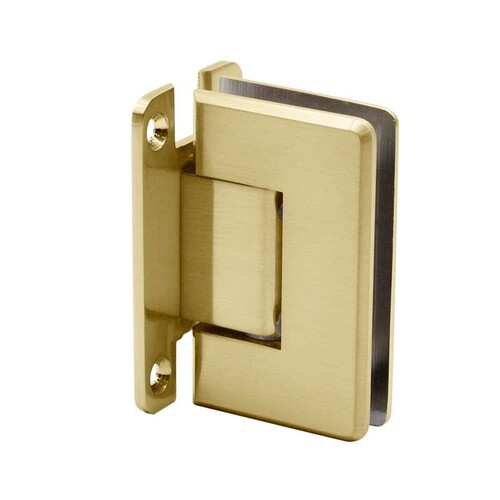 Heavy Duty Beveled Wall to Glass "H" Back Plate Brushed Bronze