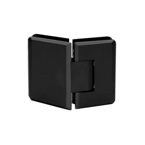 SGS ROY-135-MBL 135 degree Glass to Glass Hinge Matte Black