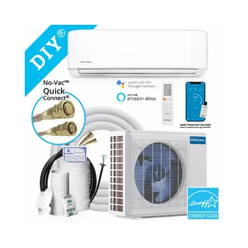 DIY 4th Generation Ductless Mini-Split AC & Heat Pump, 36,000 BTU