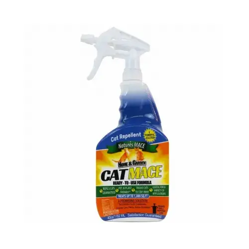 Nature's Mace CATRTU992001 Cat Mace Repellant, All Natural, 40 oz. RTU Spray