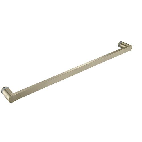 Element Single Sided Towel Bar 24" Center to Center Brushed Bronze