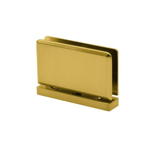 Heavy Duty Beveled Top/Bottom Pivot Hinge Brushed Gold