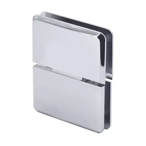 Beveled Glass to Glass Mount Transom Heavy Duty Pivot Chrome