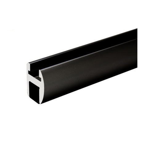 Shower Door Header Extrusion 95" Matte Black