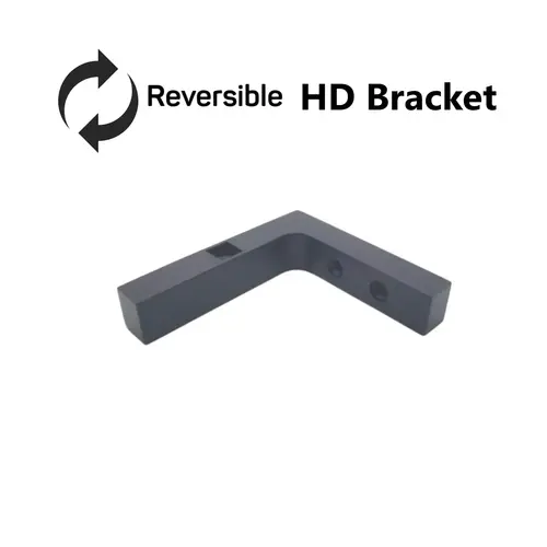 Heavy Duty Reversible Pivot Hinge Wall Mount Bracket Matte Black