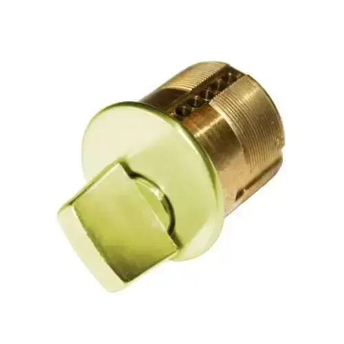 1" Bright Brass Dummy Mortise Cylinder