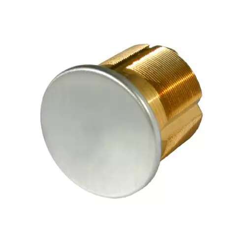 1" Brushed Chrome Dummy Mortise Cylinder