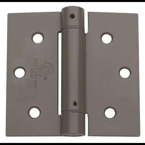 3.5 " x 3.5 " US Primed Full Mortise Squared Spring Hinge With Non-Removable Pin