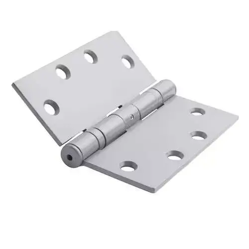 4.5 " x 4.5 " Prime Coat Gray Mortise Non-Removable Pin Squared Hinge