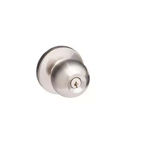 Imperial USA ED-BKL500-US32D Stainless Steel Commercial Entry Ball Knob Trim with Lock for Panic Exit Device