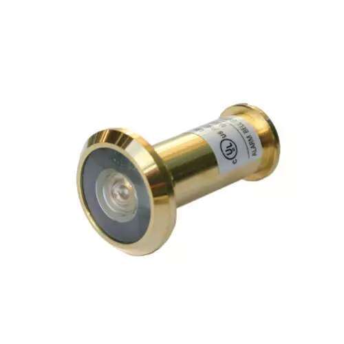 1/2 " 200-Degree Bright Brass Door Viewer