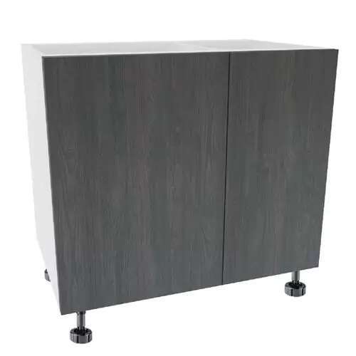 Quick Assemble Modern Style, Carbon Marine 42 " Blind Corner Base Kitchen Cabinet (42 " W x 24 " D x 34.50 in H)