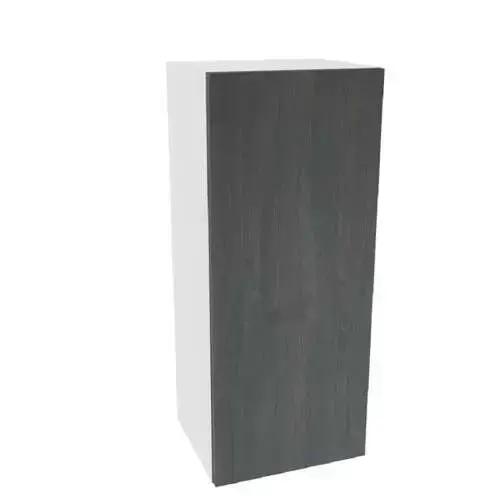 Quick Assemble Modern Style, Carbon Marine 12 x 36 " Wall Kitchen Cabinet (12 " W x 12 D x 36 " H)