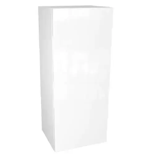 Quick Assemble Modern Style, White Gloss 18 x 30 " Wall Kitchen Cabinet (18 " W x 12 D x 30 " H)