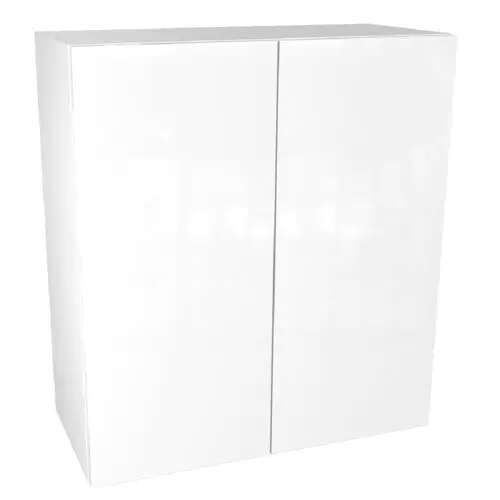 Quick Assemble Modern Style, White Gloss 24 x 42 " Wall Kitchen Cabinet (24 " W x 12 D x 42 " H)