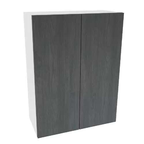 Quick Assemble Modern Style, Carbon Marine 24 x 36 " Wall Kitchen Cabinet (24 " W x 12 D x 36 " H)