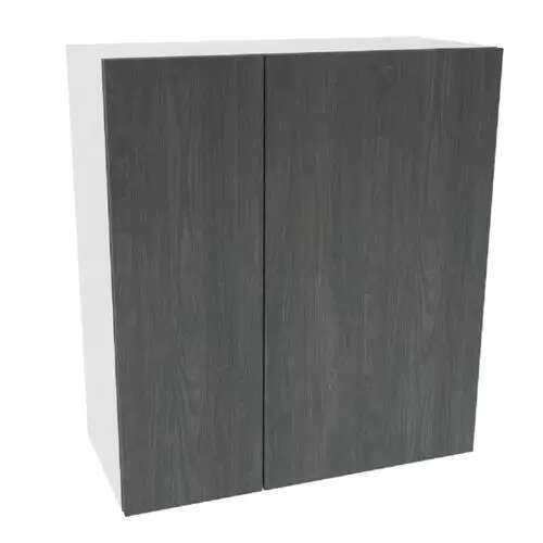 Quick Assemble Modern Style, Carbon Marine 27 x 42 " Wall Kitchen Cabinet (27 " W x 12 D x 42 " H)
