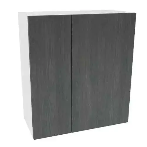 Quick Assemble Modern Style, Carbon Marine 27 x 36 " Wall Kitchen Cabinet (27 " W x 12 D x 36 " H)