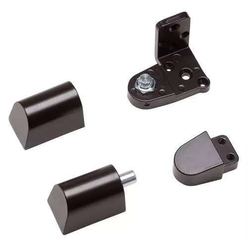 US Aluminum Style 3/4 " Right Hand Offset Door Pivot Hinge Set for Adams Rite Type Storefront Door in Duronodic