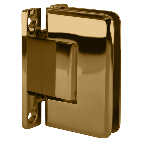 Gold Plated Pinnacle 537 Series Wall Mount Full Back Plate Standard Hinge With 5 Degree Offset