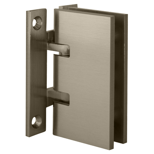 Brushed Nickel Concord 037 Series Wall Mount 'H' Back Plate Hinge
