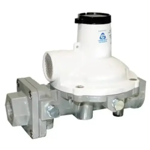 Cavagna 988TP-22 1/2 X 1/2 FPT Regulator 10 lb X2 psi 700K BTU compact body