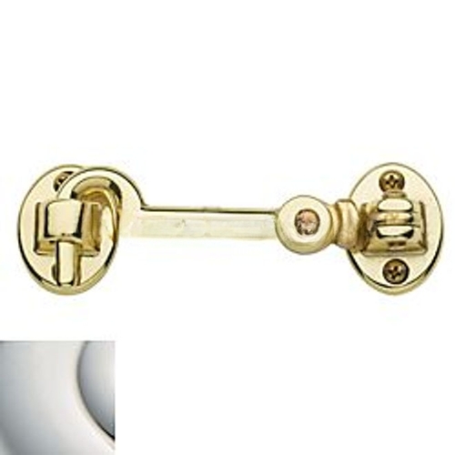 5-1/2" Swivel Cabin Door Hook Bright Nickel Finish