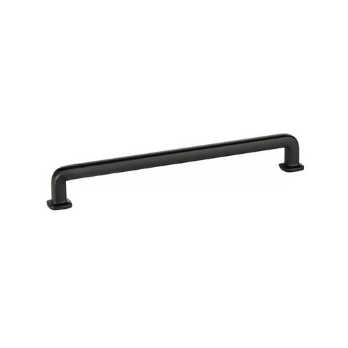 Emtek 86637US19 Westridge Cabinet Pull with 8" Center to Center Flat Black Finish