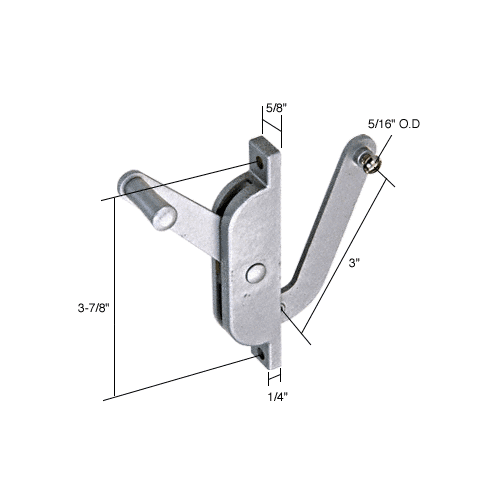 CRL H3614 Right Hand Aluminum Louver or Jalousie Operator 3