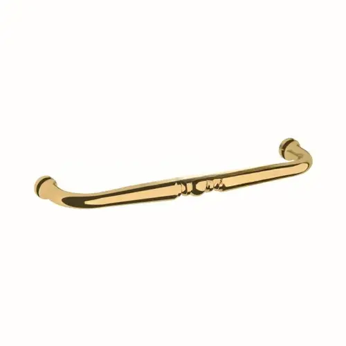 6" Center to Center Colonial Pull Unlacquered Brass Finish