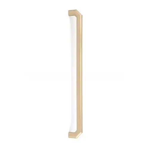 Pair of Riviera 18" Center to Center Appliance Pulls with Back to Back Mounting Satin Brass Finish