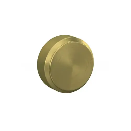 Bowery Knob Privacy Lock with 16080 Latch and 10027 Strike Satin Brass Finish