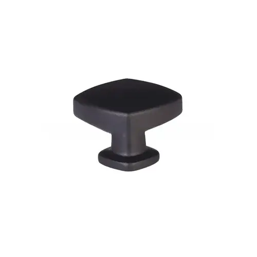 Kenter 1-1/4" Cabinet Knob Flat Black Finish