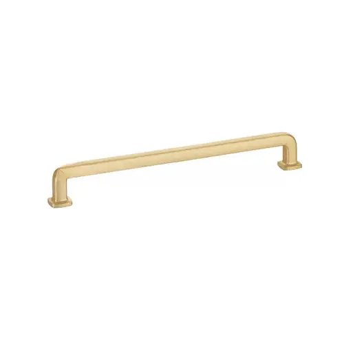 Westridge Cabinet Pull with 8" Center to Center Satin Brass Finish