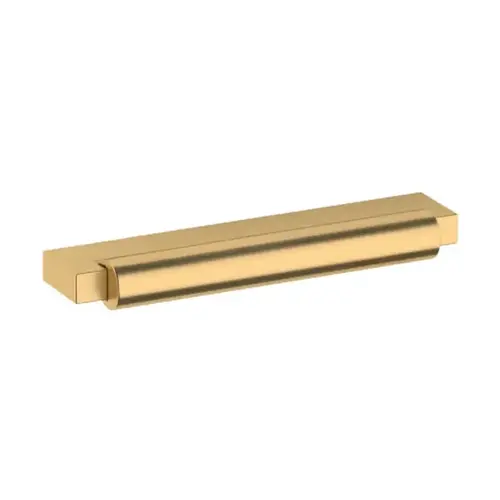 4" Center to Center Modern Pull Lifetime Satin Brass Finish