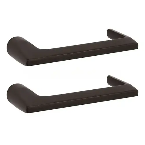 Pair 5167 Lever with Return Less Rose Venetian Bronze Finish