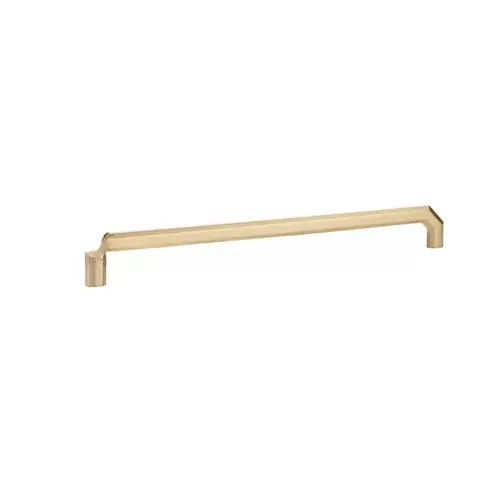 Riviera 12" Center to Center Cabinet Pull Satin Brass Finish