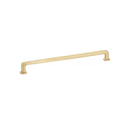 Westridge Cabinet Pull with 10" Center to Center Satin Brass Finish