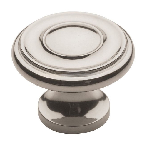 1-1/4" Dominion Knob Lifetime Bright Nickel Finish